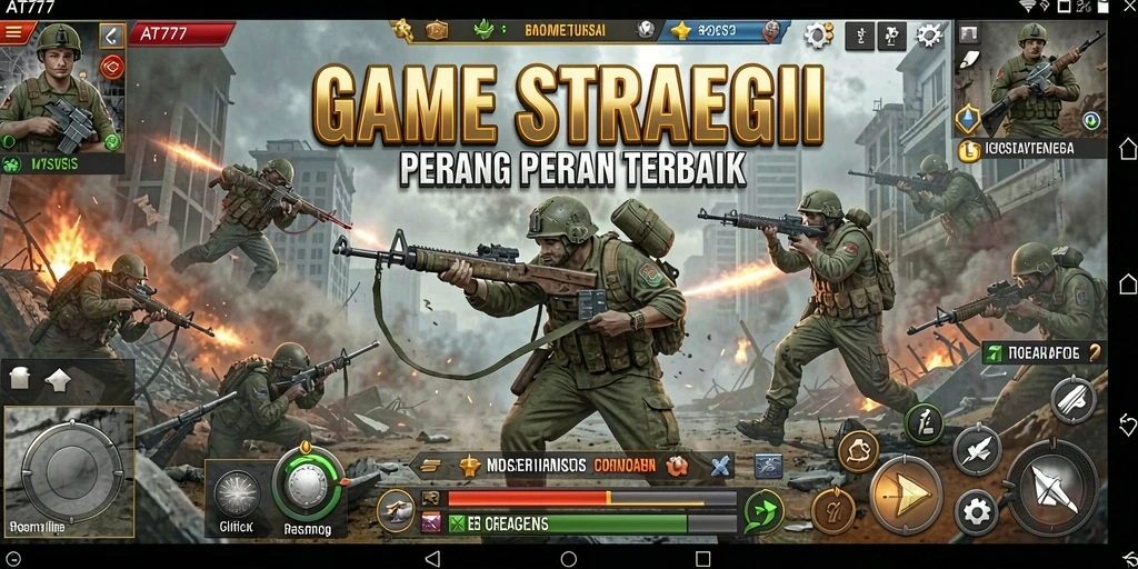 Tangkapan layar dari gameplay menarik di AT777 yang menampilkan pertempuran strategis.