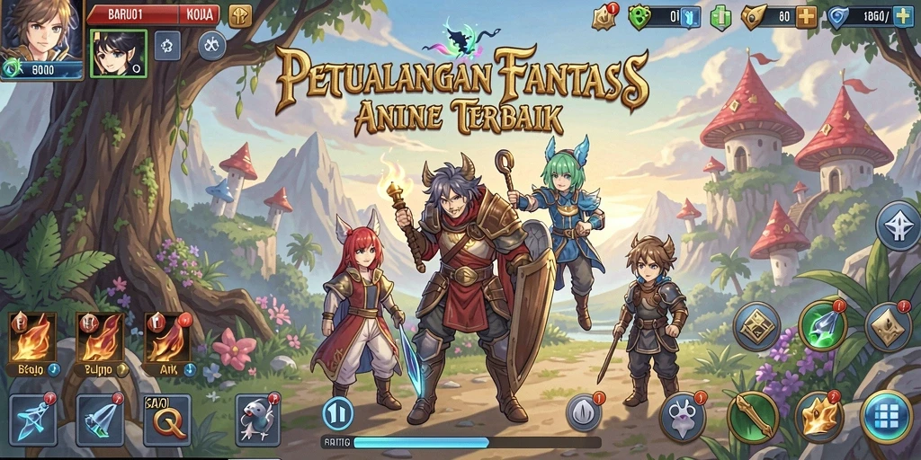 Tampilan menarik dari gameplay <strong>BARU01</strong> yang penuh warna.