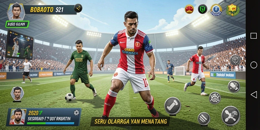 Tampilan gameplay menarik dari BOBATOTO saat pertandingan berlangsung.