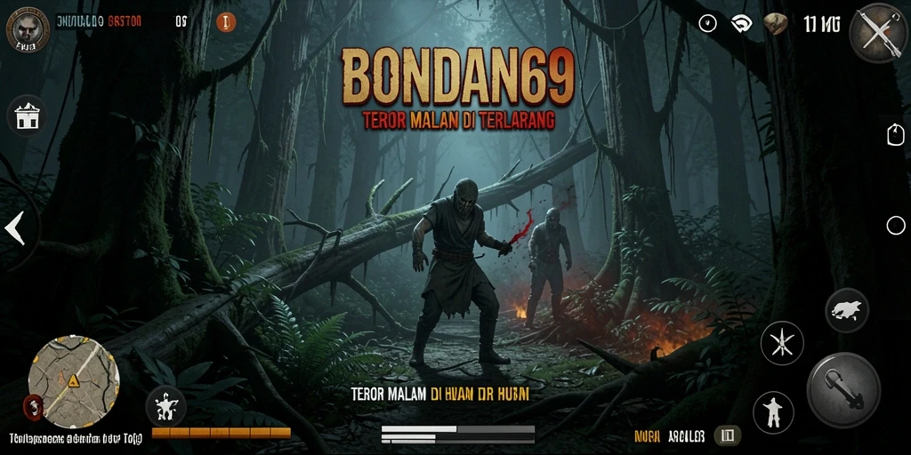 Gameplay BONDAN69 yang menegangkan di hutan misterius.