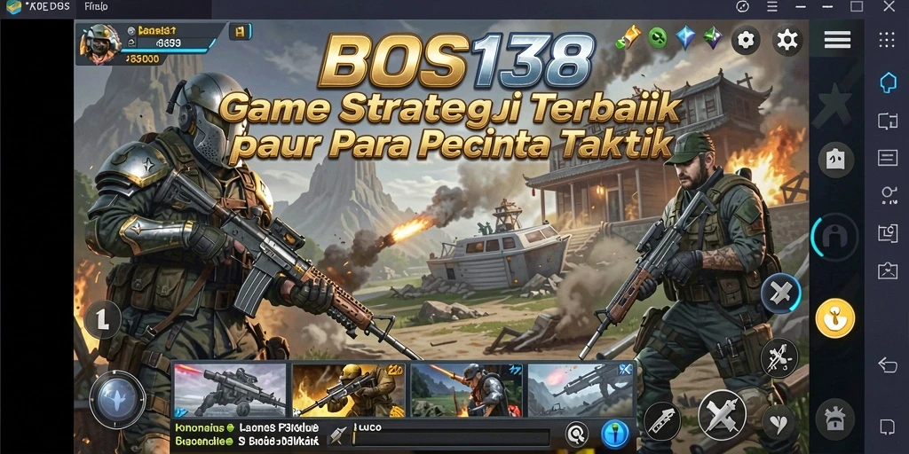 Tampilan menarik dari gameplay BOS138 yang strategis.