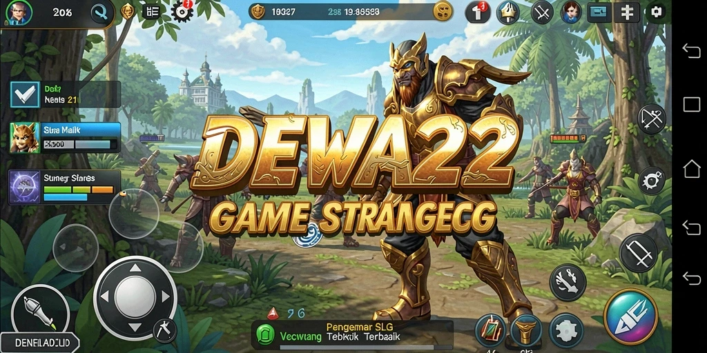 Tampilan gameplay menarik dari DEWA22 yang penuh strategi.