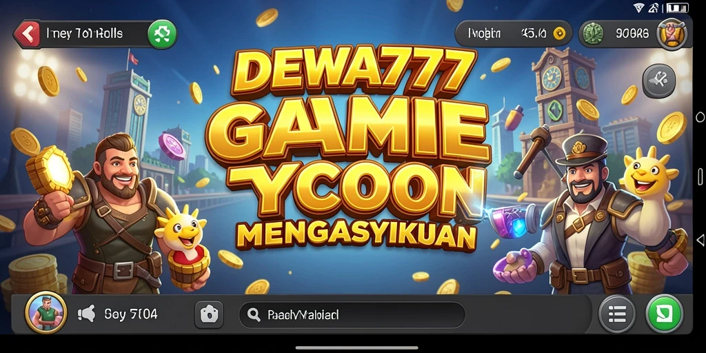 Gameplay DEWA777 yang seru dalam mengelola bisnis Tycoon.