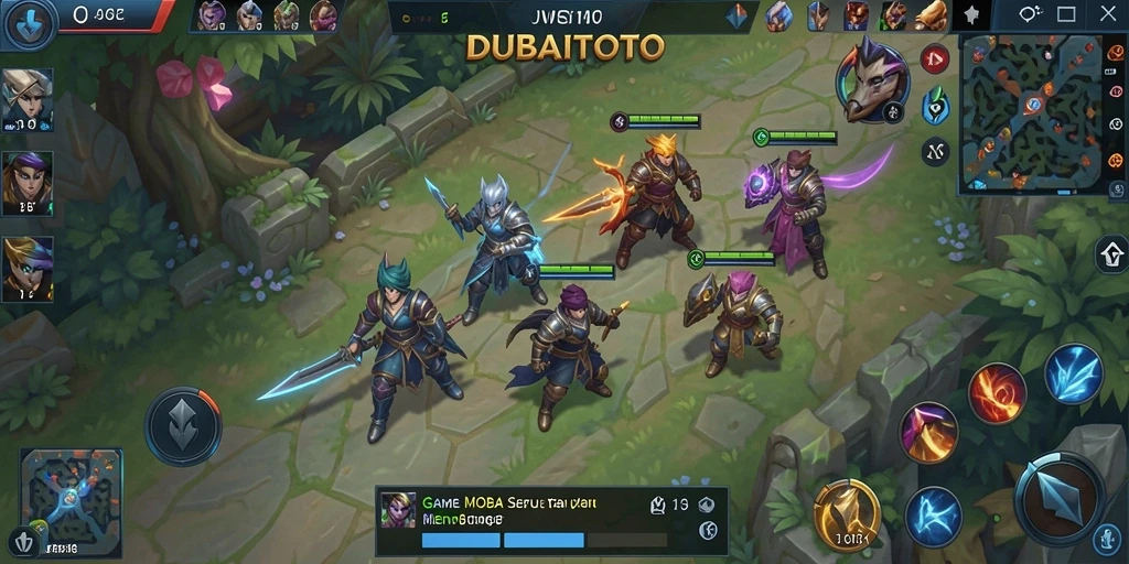 Tampilan gameplay seru dalam DUBAITOTO yang penuh strategi.