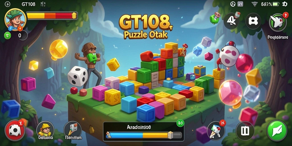 Gameplay seru GT108 yang penuh tantangan Puzzle.