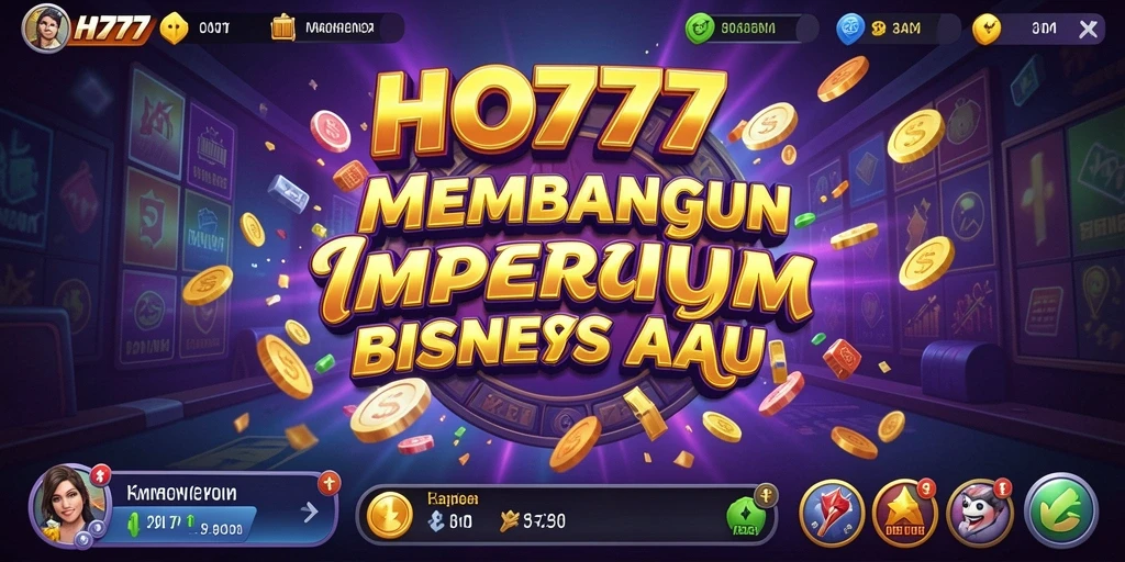 Screenshot utama gameplay HO777 yang menampilkan aktivitas bisnis Tycoon.