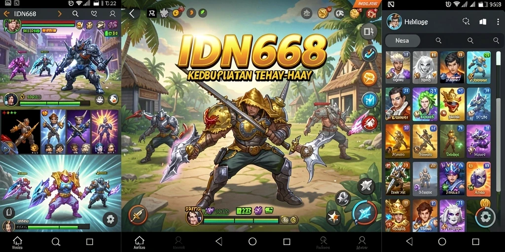 Tampilan utama IDN668 yang menawan dan fungsional.