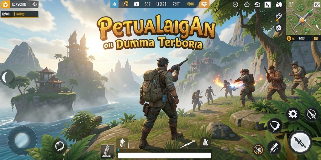 Gameplay Open World yang menakjubkan di IDNSCORE.