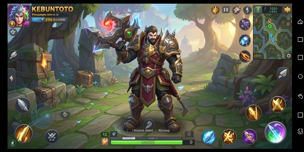 Tangkapan layar gameplay KEBUNTOTO yang menampilkan aksi pertarungan yang mendebarkan.