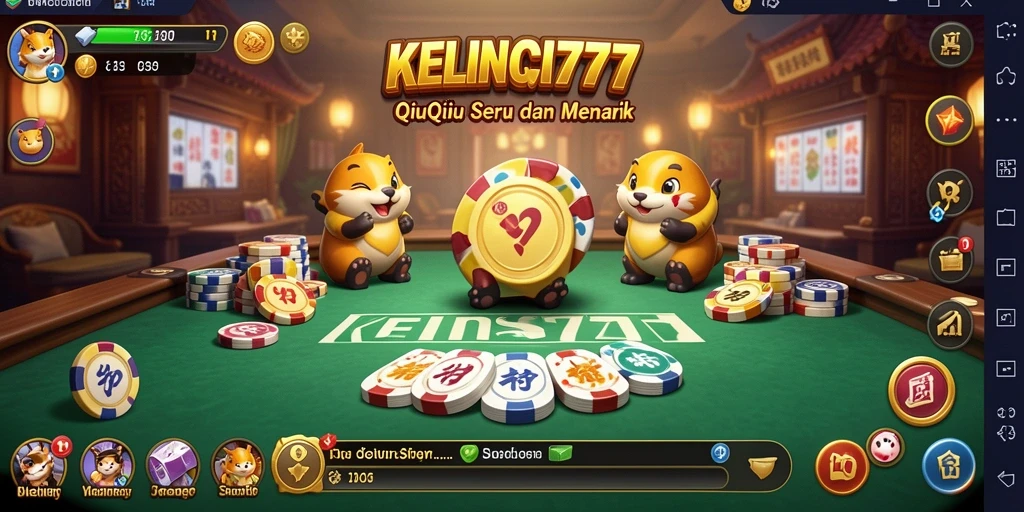 Gameplay QiuQiu yang menarik dan interaktif di KELINCI777.