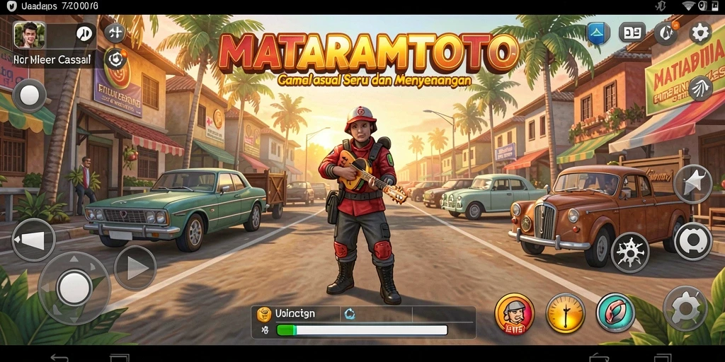 Tangkapan layar gameplay seru MATARAMTOTO yang penuh warna.