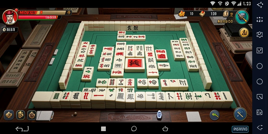 Tampilan gameplay <strong>MODE303</strong> dengan grafis Mahjong yang menawan.