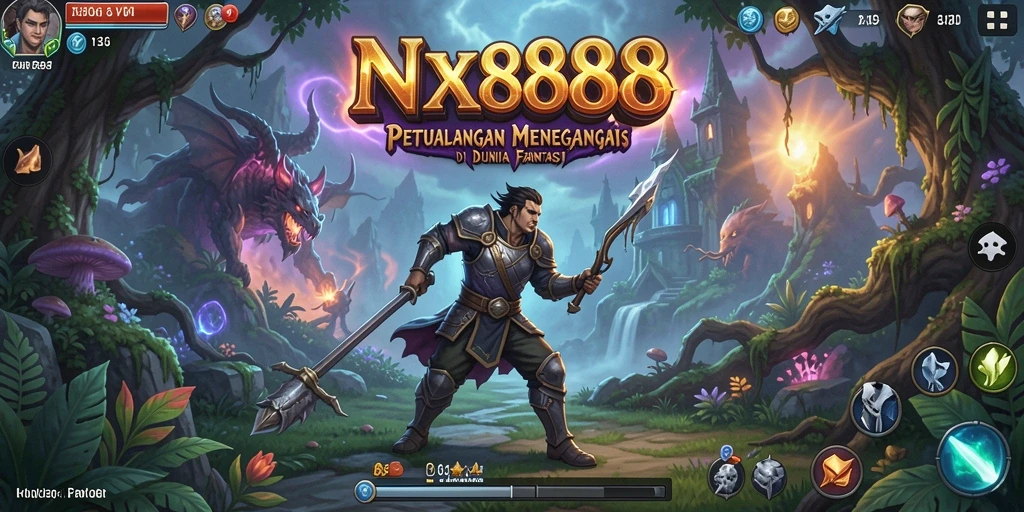 Tampilan gameplay NX888 yang penuh petualangan dan tantangan.
