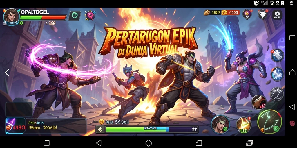 Tampilkan aksi pertarungan seru dari OPALTOGEL.