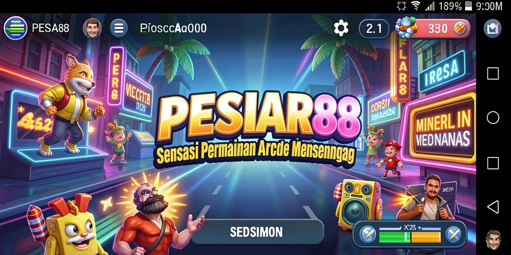 Gameplay PESIAR88 yang seru dan penuh warna.