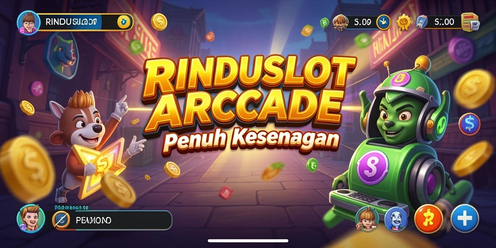 Tampilan gameplay RINDUSLOT yang penuh aksi dan keseruan.