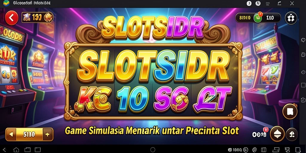 Tampilan menarik dari permainan slot dalam SLOTSIDR.
