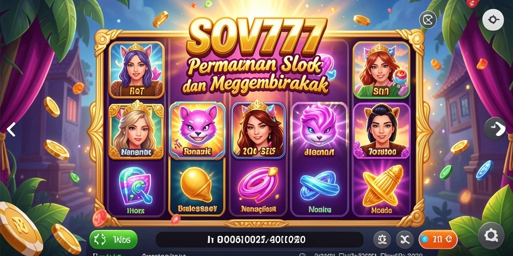 Tangkapan layar gameplay SOV777 yang menampilkan keseruan permainan Slot.