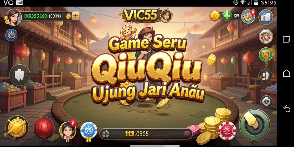 Gameplay seru QiuQiu yang menarik dan kompetitif.